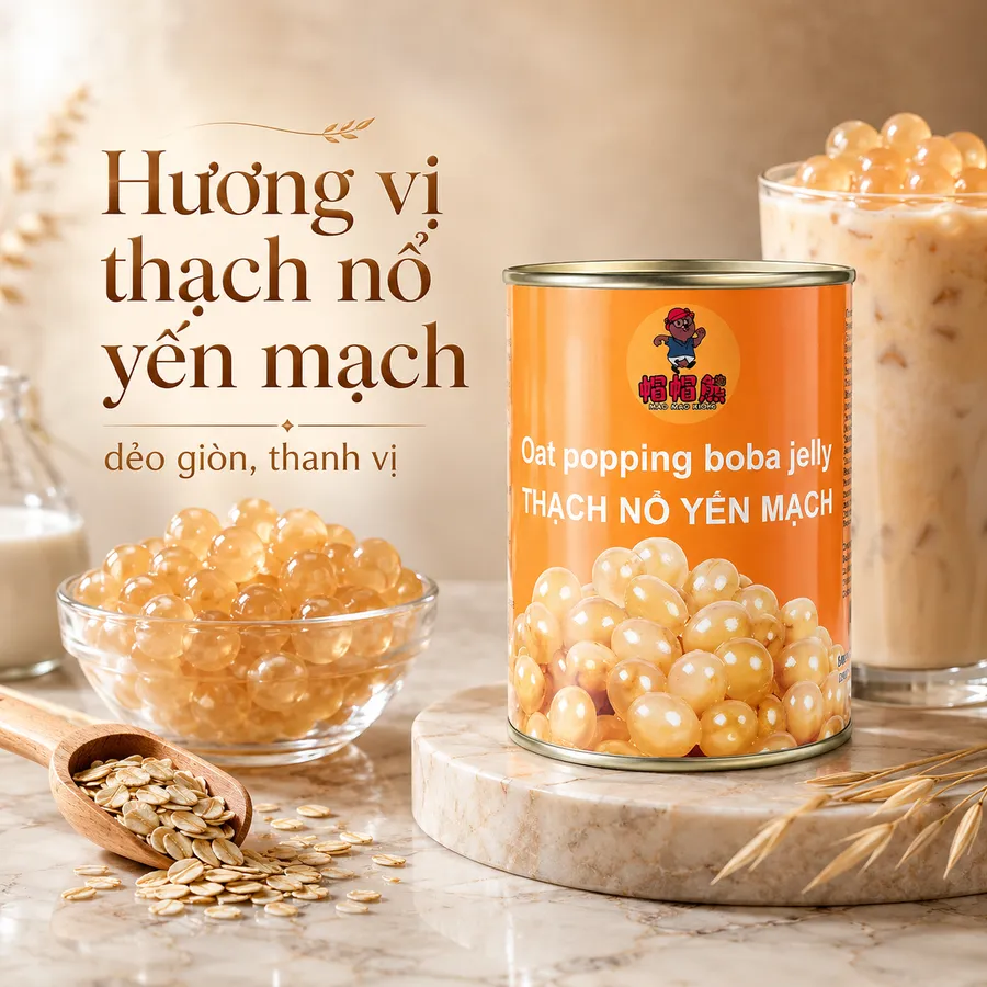 Hạt nổ yến mạch Mao Mao